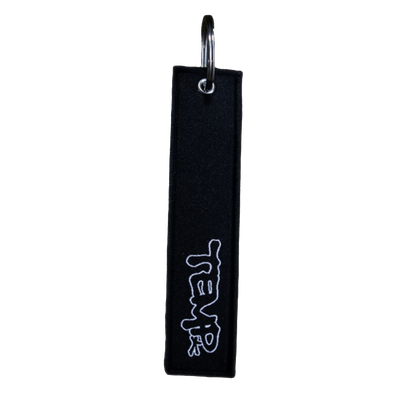 Front of keychain on transparent background.